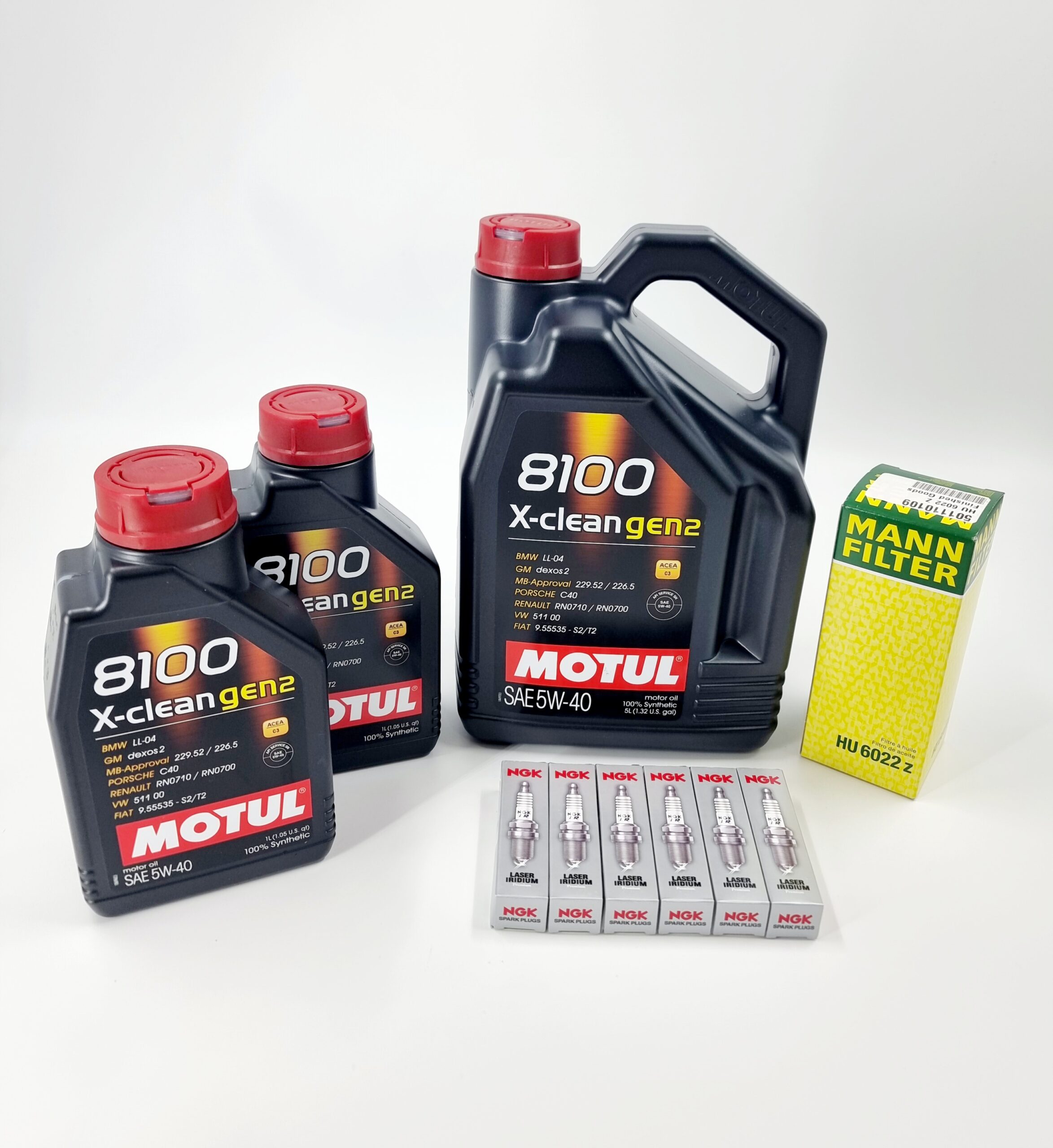 MOTUL 5w40 BMW B58 SERVICE KIT WITH SPARK PLUGS - Nevlock Performance