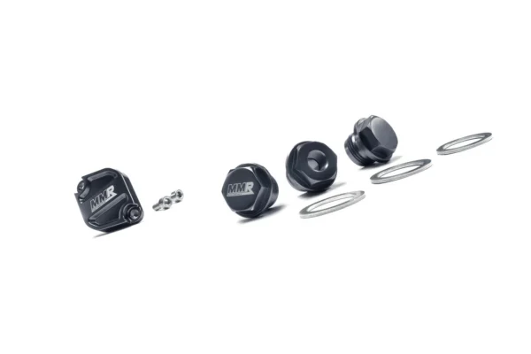 MMX Oil thermostat cover set & gauge adaptor | BMW N55 | N54 | S55 Dark Anthracite - Image 3