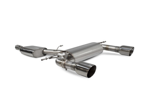 TT MK3 2.0 TFSi Quattro Coupe Non GPF Model Only - 2014 - 2019 Resonated cat-back system with electronic valves