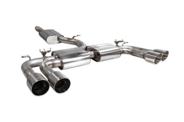 S3 Saloon 8V - 2019 - 2020 Resonated cat/gpf-back system with valves