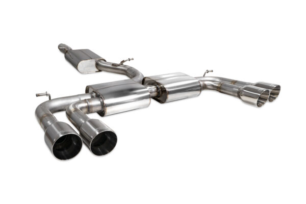 S3 Saloon 8V - 2013 - 2020 Resonated cat/gpf-back system without valves