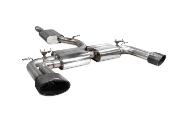 S3 Saloon 8V - 2013 - 2020 Resonated cat/gpf-back system with valves