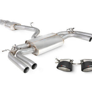 RS3 8Y Saloon - 2021 - 2024 Resonated Cat/GPF-back system with valves