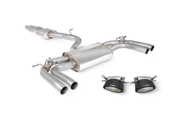 RS3 8Y Saloon - 2021 - 2024 Resonated Cat/GPF-back system with valves