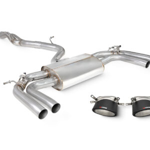 RS3 8Y Saloon - 2021 - 2024 Non-Resonated Cat/GPF-back system with elec valves