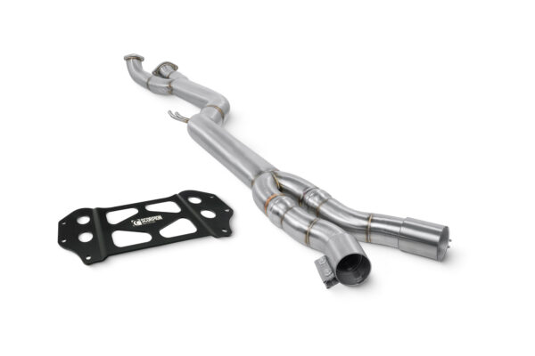 M3 G80/G81 / M4 G82 including Competition & xDrive - 2021 - 2024 Single Mid Pipe (Removes GPF)