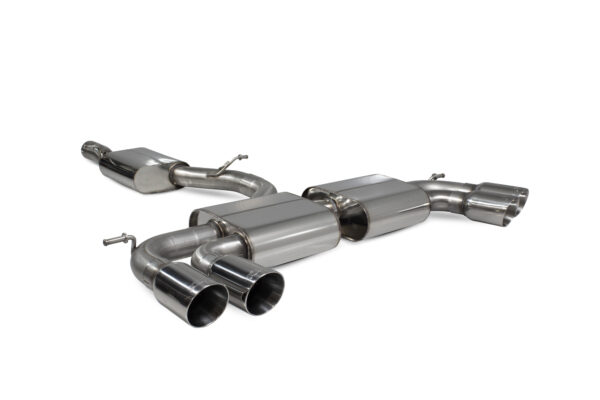 Golf MK7 R  - 2014 - 2016 Resonated cat-back system with no valves