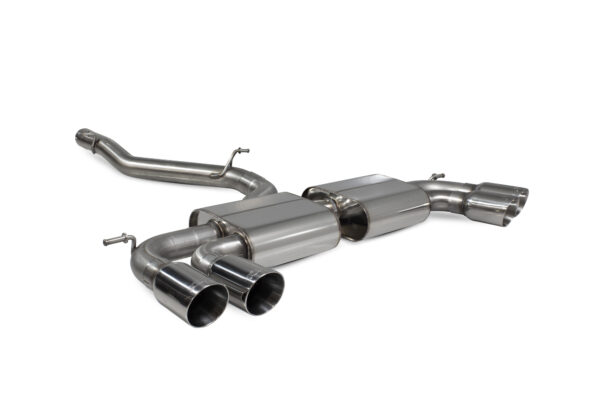 Golf MK7 R - 2014 - 2016 Non-resonated cat-back system with no valves
