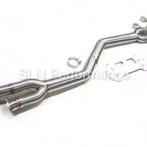 SLN BMW S58 G87 M2 Single Mid exhaust pipe with Under-Brace