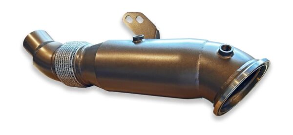 SLN BMW B58 Super 5” Ceramic Coated Decat Downpipe M140i M240i 240i 440i - Image 2