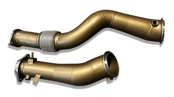 SLN Ceramic Coated Decats Downpipe - M2 G87 M3 G80 M4 G82 & X3M X4M LCI - Image 3