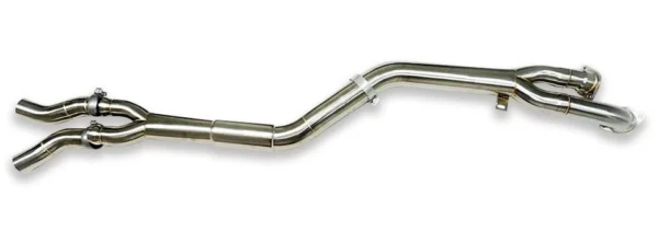 SLN BMW S58 M3 G80 M4 G82 & X3M X4M LCI Resonated Single Mid Pipe with Under-Brace - Image 3