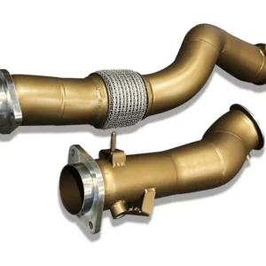 SLN Ceramic Coated Decats Downpipe - M2 G87 M3 G80 M4 G82 & X3M X4M LCI