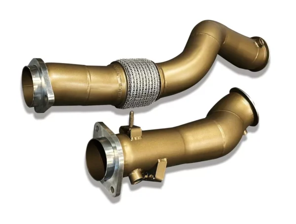 SLN Ceramic Coated Decats Downpipe - M2 G87 M3 G80 M4 G82 & X3M X4M LCI